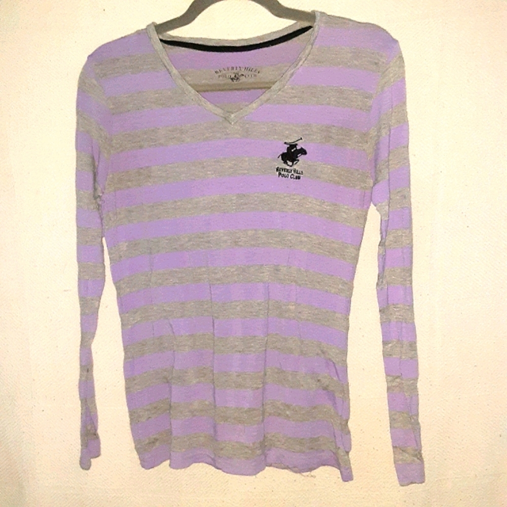 Beverly Hills Polo Club Long Sleeve T Shirt